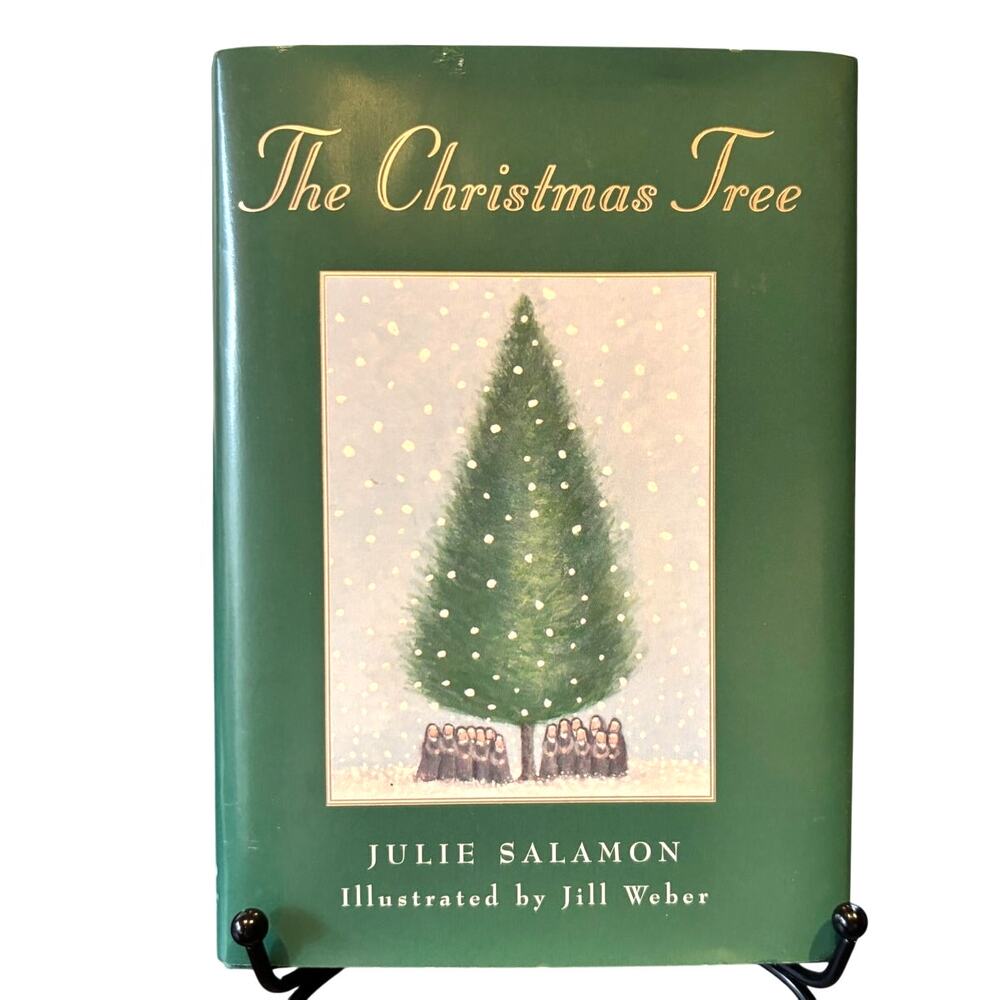 Vintage 1996 The Christmas Tree Book by Julie Salmon, HCDJ
